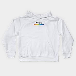 Minimalist Das Gay Kids Hoodie